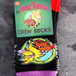 💥2/$30💥 Nickelodeon The Angry Beavers Crew Socks
